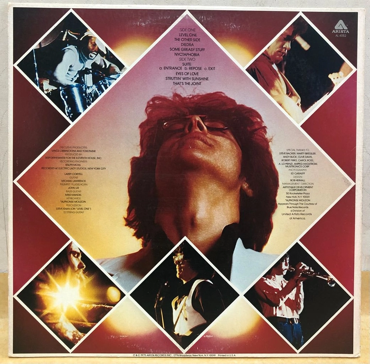 LP ; eleventh house featuring larry coryell 레리 코리엘 재즈 기타 음반 퓨 이미지