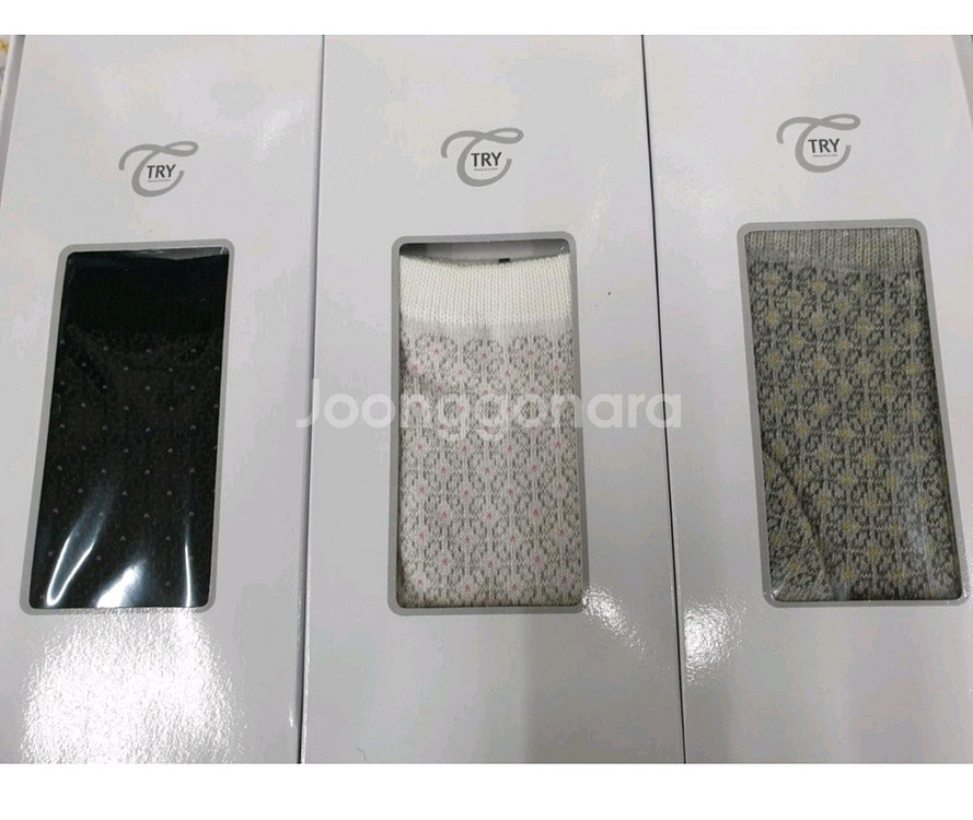 TRY 캐쥬얼 여성 양말3족--0