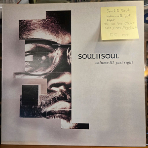 Soul 2 Soul.vol.3.just right.92.UK.초반.NM/NM.민트급LP