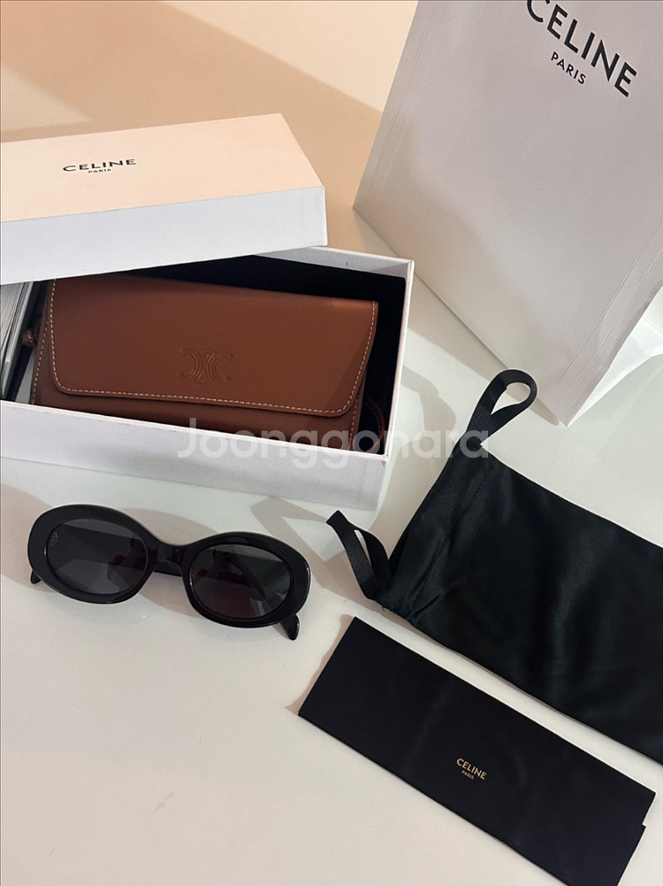 셀린느 트리옹프 01 선글라스 블랙 풀구성--0