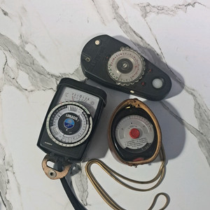 수동 노출계 고센 2개, 보웬스 1개 필름카메라