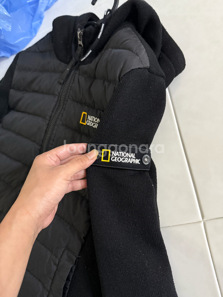 내셔널지오그래픽 후드 집업--1