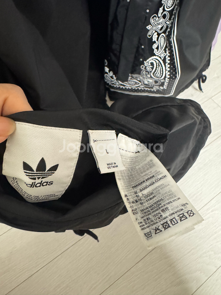 아디다스 리버시블 아노락(바람막이)--7