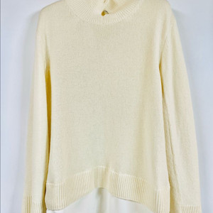 구호 아이보리 케시미어 레이어드 니트