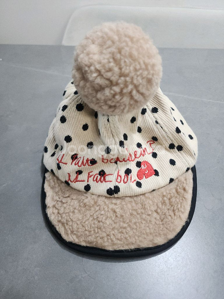 리미떼두두 폼폼 비니 M사이즈--0