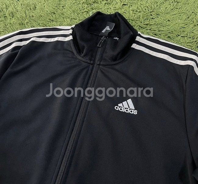 아디다스 블랙 검흰 트랙탑 져지집업 95/M--1