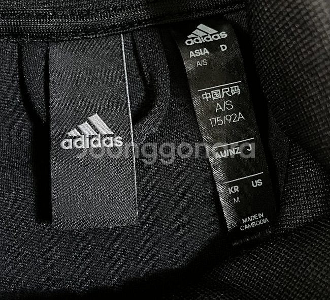 아디다스 블랙 검흰 트랙탑 져지집업 95/M--2