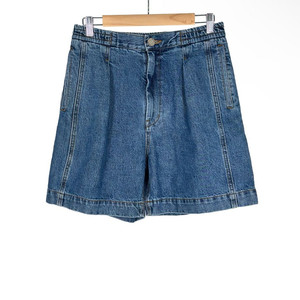 [44] Juun.j 준지 남성 밴딩 데님 카펜터 쇼츠 반바지 팬츠 블루