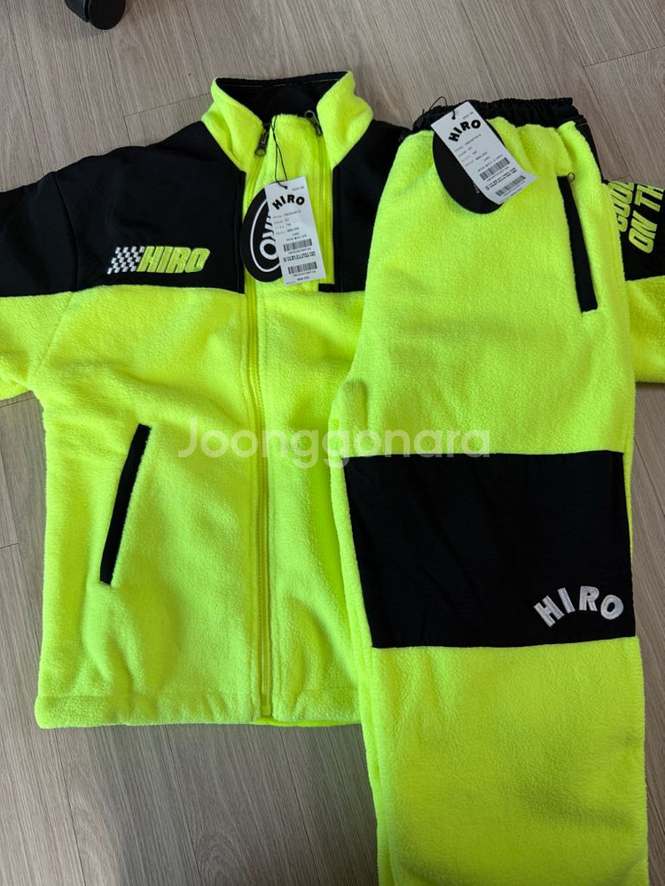 히로 레이싱플리스자켓바지--1