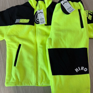 히로 레이싱플리스자켓바지