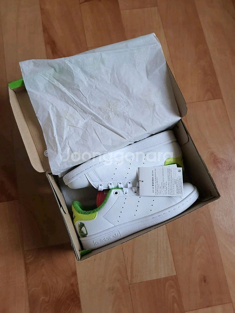 [새상품] 아디다스 디즈니 스탠스미스 더 프로그 그린--0