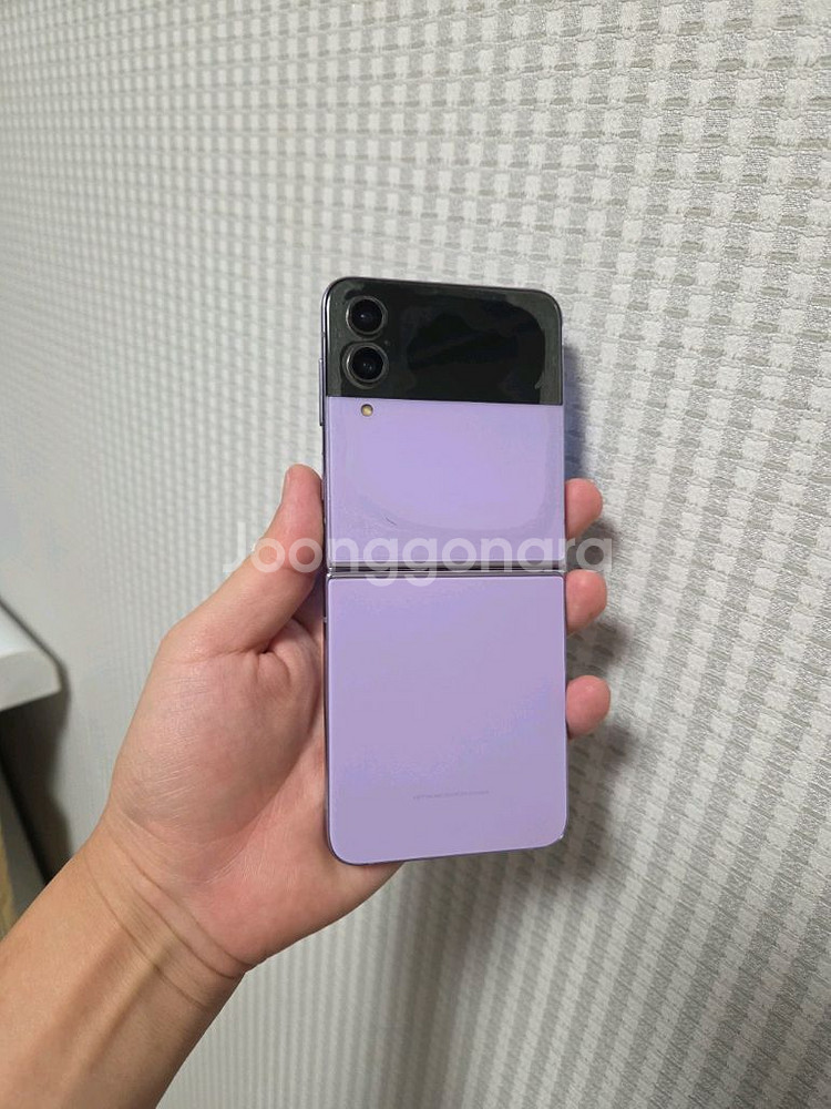 갤럭시Z플립4 퍼플 256GB 싸게팝니다--8