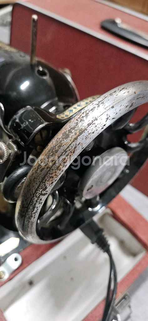 JUKI 주끼 엔틱 재봉틀--3