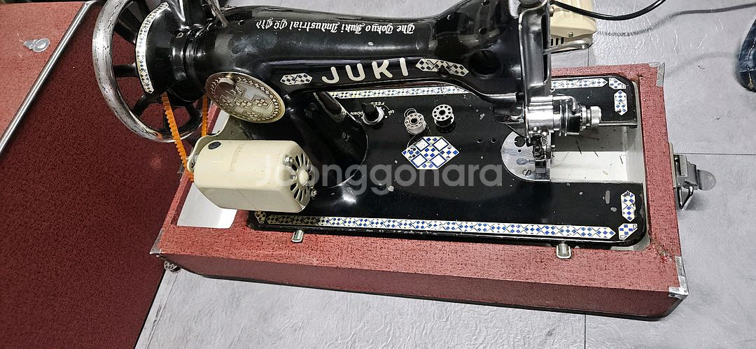JUKI 주끼 엔틱 재봉틀--4