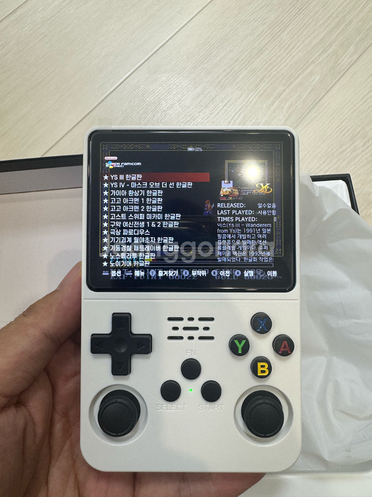 R36S 게임기 + 한글 한방팩 64기가--2