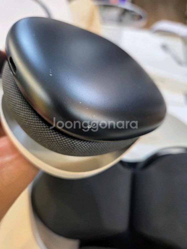 애플 에어팟 맥스 미드나이트 A3184 블루투스 헤드셋--4