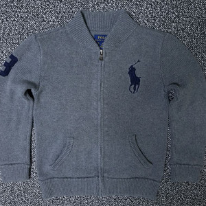 [무료배송][120]폴로 키즈 니트 집업