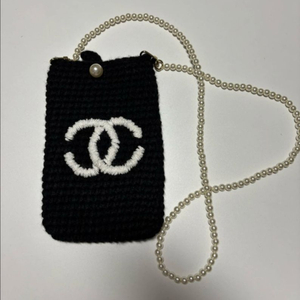 샤넬 뜨개 미니 크로스백