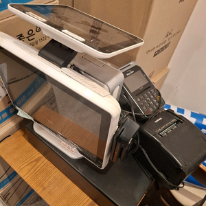 키오스크 포스기 세트