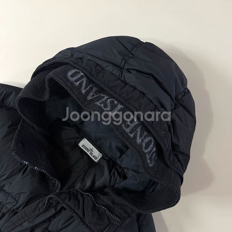 [L/당일출고]스톤아일랜드 크링클랩스 롱패딩--2