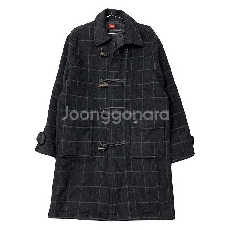 리 LEE 빈티지 체크 더플 코트 105--0