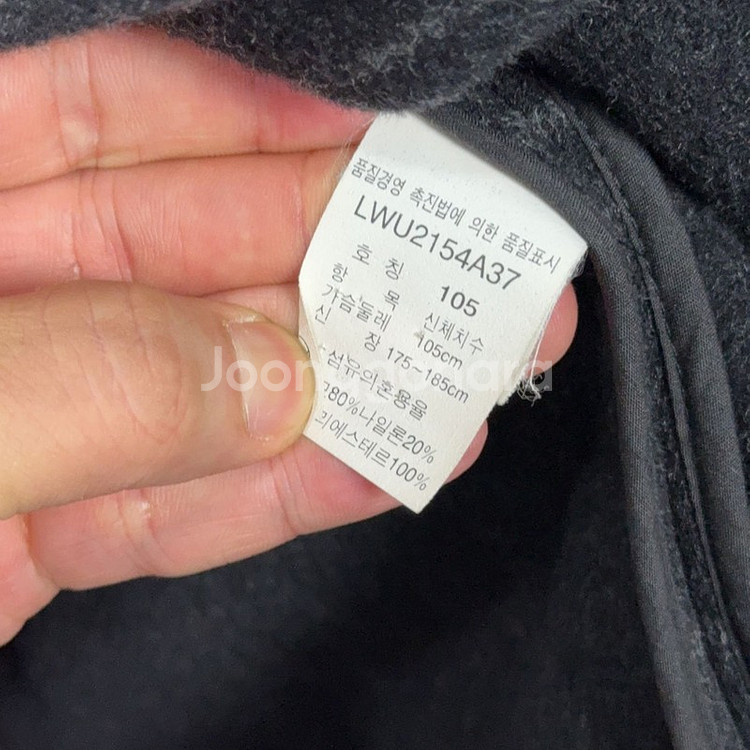 리 LEE 빈티지 체크 더플 코트 105--7