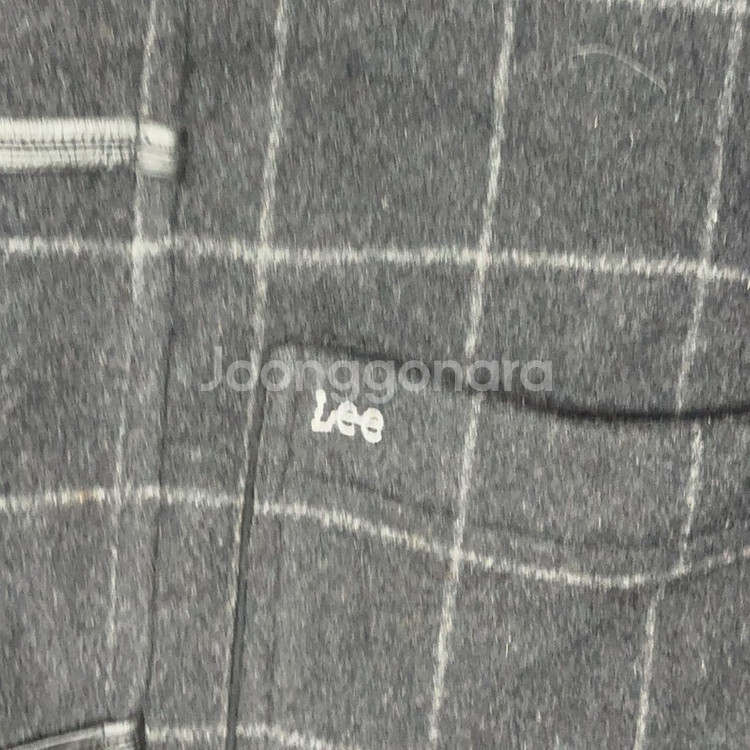 리 LEE 빈티지 체크 더플 코트 105--5