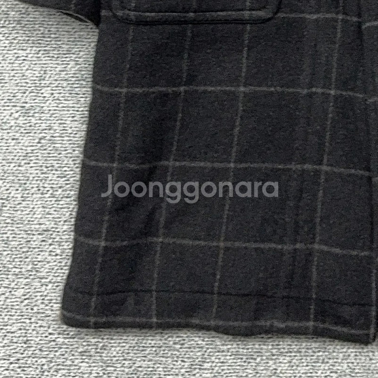 리 LEE 빈티지 체크 더플 코트 105--4