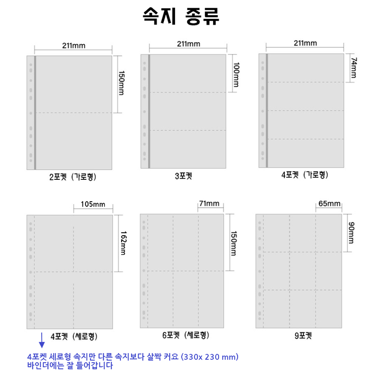 모음 A4 스트랩 바인더+속지 90매 (포카 TTT 오티 엽서 프박 티켓 필름마크 영화 특전 보관)--9