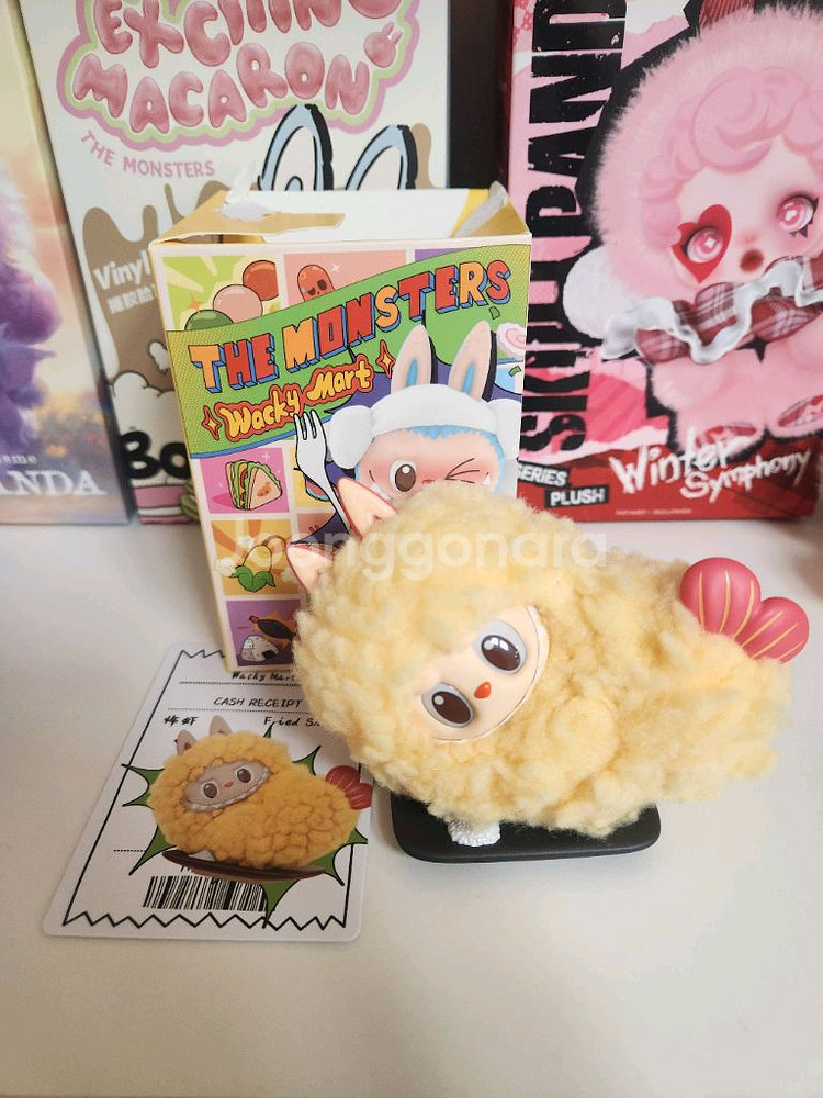 새우튀김 라부부 피규어 인형 새상품--0