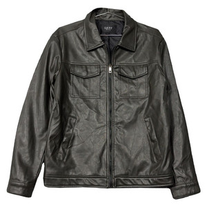 빈티지 레더 트러커 자켓 XL