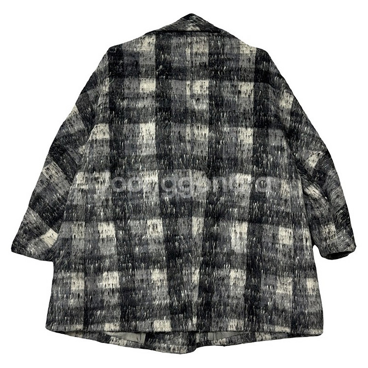 보티첼리 여성 체크 그레이 코트 55--1