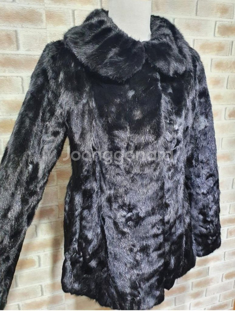 진도 상태좋은 100% 밍크 코트 55--0