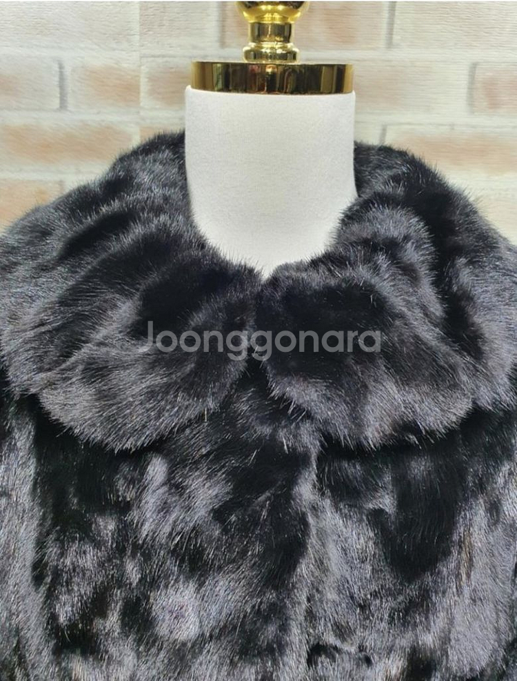 진도 상태좋은 100% 밍크 코트 55--2