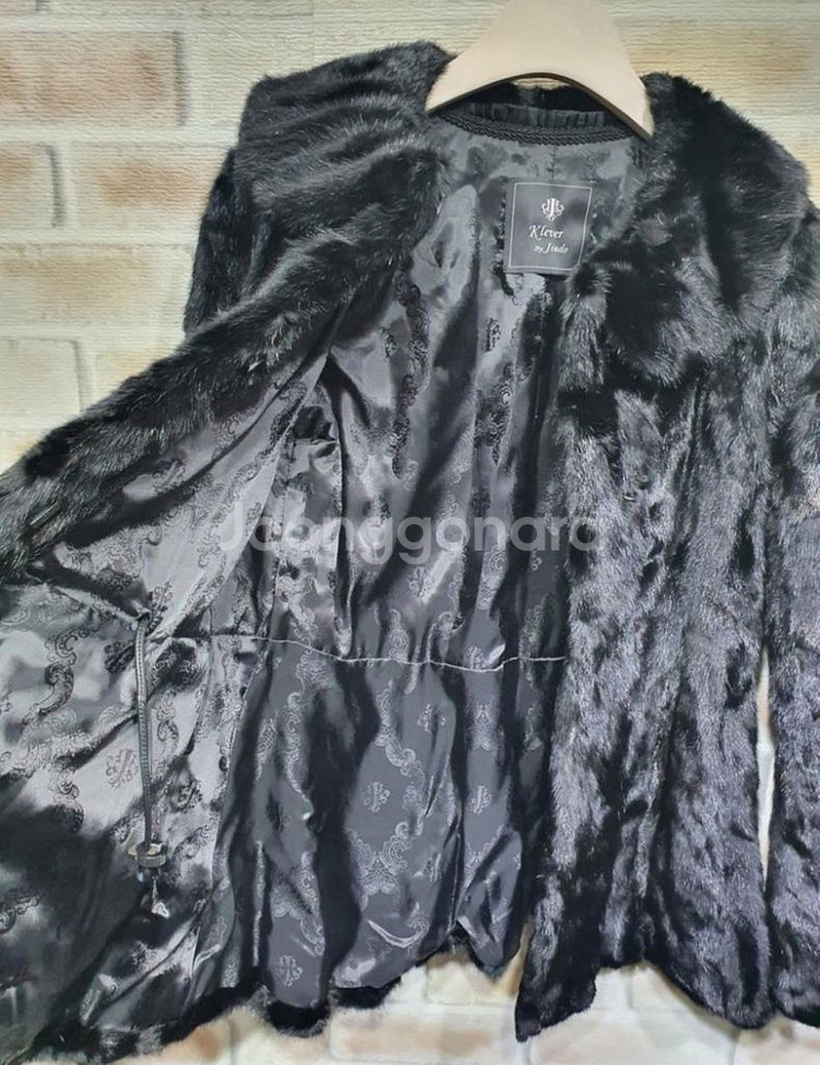 진도 상태좋은 100% 밍크 코트 55--5