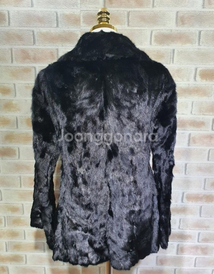 진도 상태좋은 100% 밍크 코트 55--9