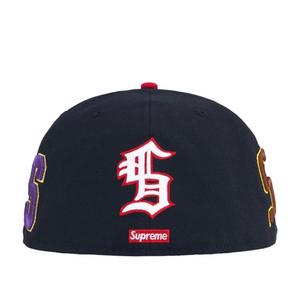 슈프림 멀티 S 로고 뉴에라 네이비