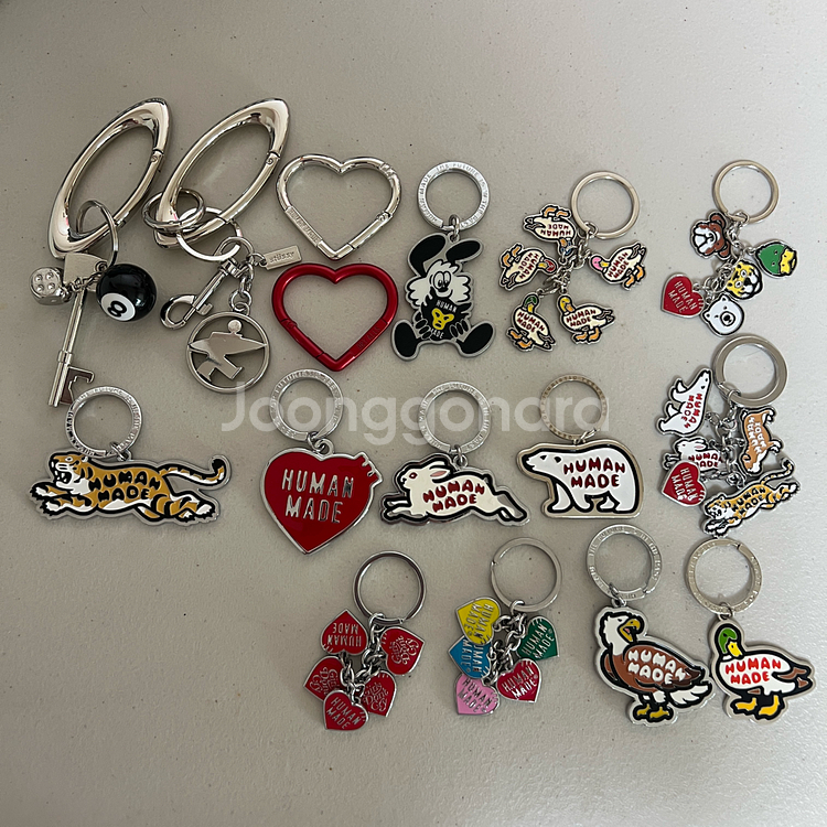 휴먼메이드 스투시 오클리 키링 셋트--0