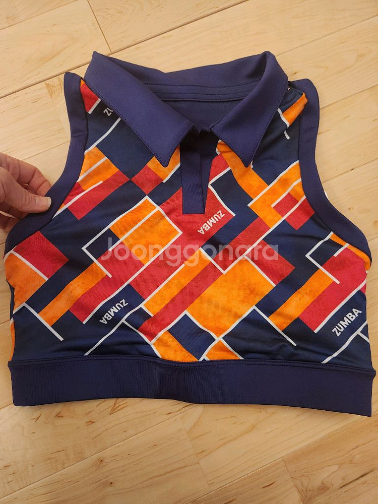 줌바웨어 크롭탑 크랍탑 s--0