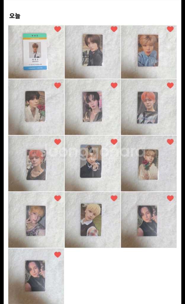 투모로우바이투게더 포토카드&개봉앨범--0