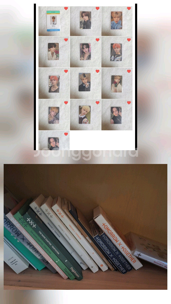 투모로우바이투게더 포토카드&개봉앨범--2