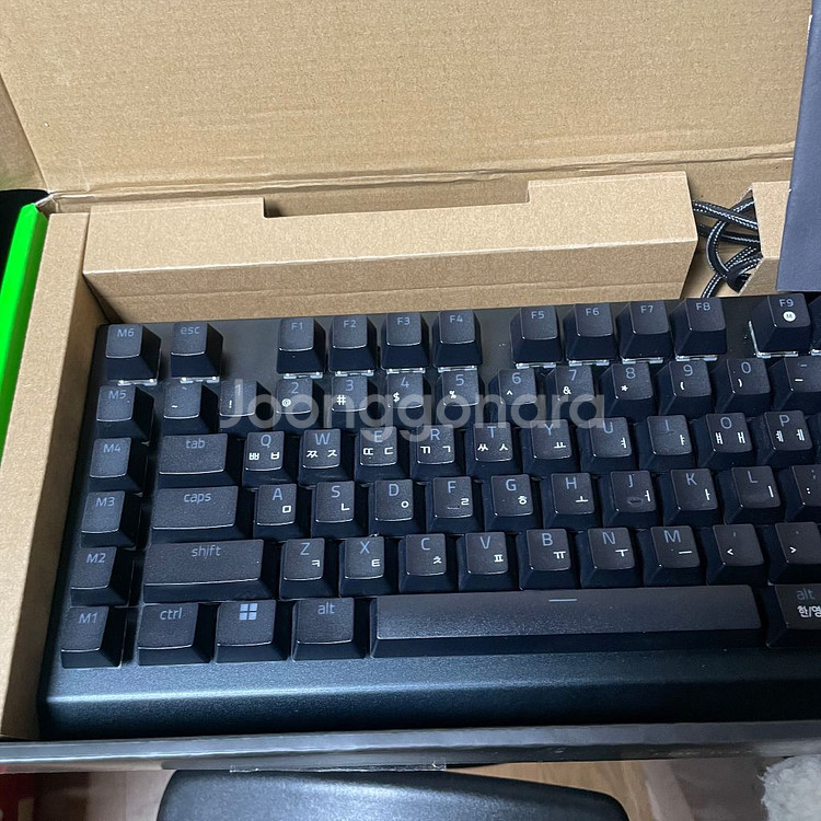 레이저 블랙widow V4 X 기계식 게이밍 키보드--2