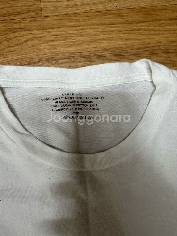 아나토미카 반팔 티셔츠 L사이즈--0