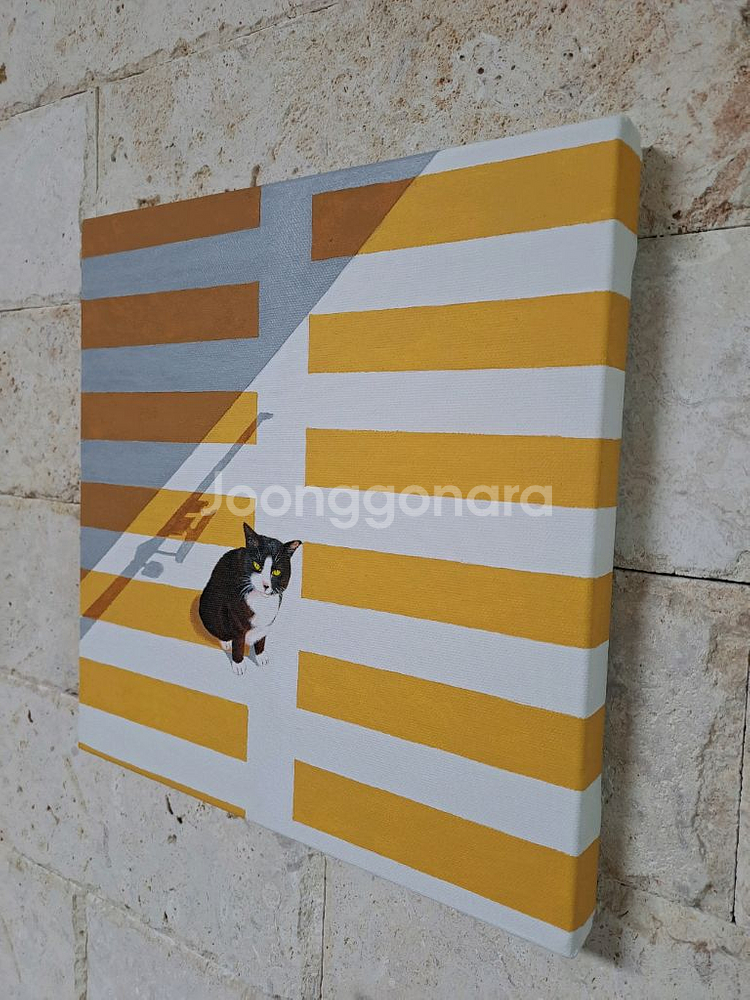 고양이 아크릴 그림액자입니다--2