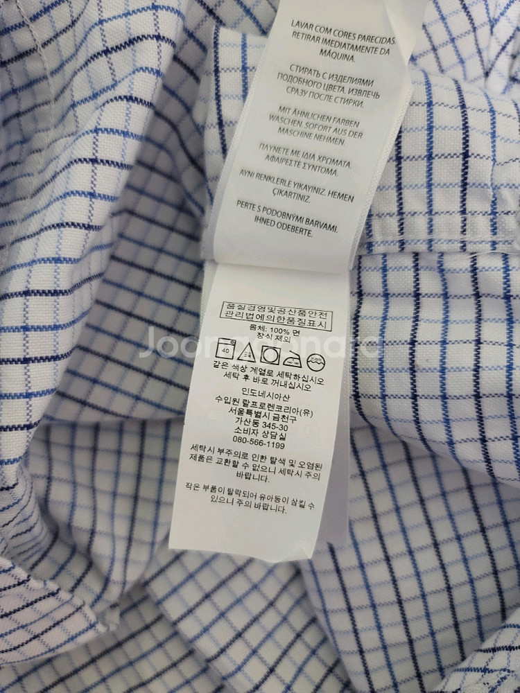 폴로 랄프로렌 보이핏20 체크셔츠--7