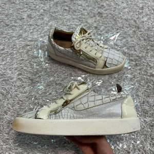 [정품] 쥬세페 자노티 크로커 엠보 골드 집업 스니커즈