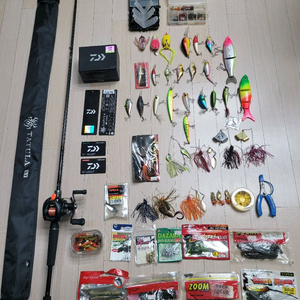 다이와 배스로드 및 릴 용품 일괄 판매합니다 ~