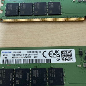 삼성 DDR5 5600 32GB 메모리 2개