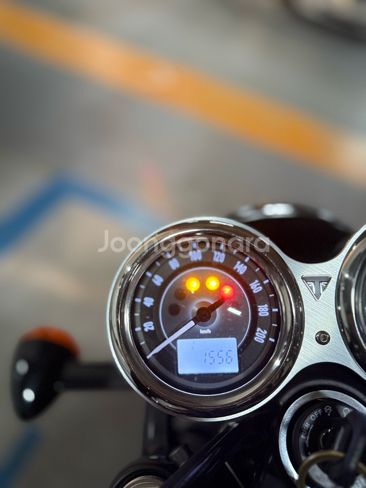 트라이엄프 본네빌 t100 신차급 판매 (2025년식)--5