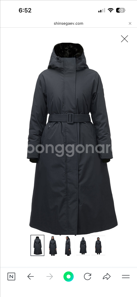 노비스 여성 롱패딩--0